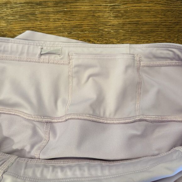 Athleta Run With It Skort Skirt Shorts Lavender Size Medium - Picture 6 of 6